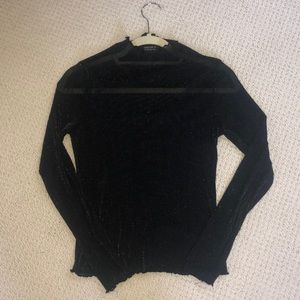 Mesh Sparkly long sleeve top